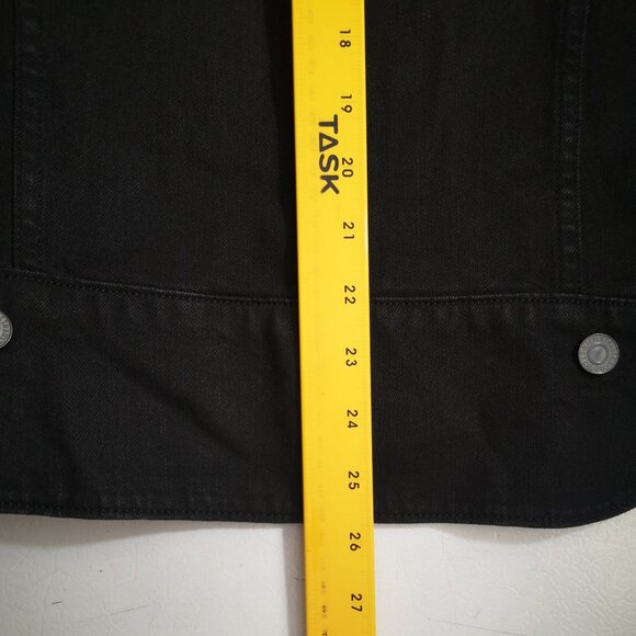 NWT Levi's Commuter 4 Way Stretch Men's Size Small Black Trucker Jacket w/ Hood - Picture 16 of 16